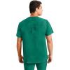 Healing Hands Men’s Scrub Top Justin V-Neck Modern Fit with Chest & Sleeve Pocket, Easy Care Stretch Fabric 2330(Hunter)