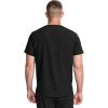 Healing Hands Mens Scrub Top V-Neck with 1 Pocket & 360° Stretch Fabric HH758(Black)