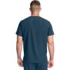 Healing Hands Mens Scrub Top V-Neck with 1 Pocket & 360° Stretch Fabric HH758(Caribbean Blue)