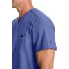 Healing Hands Mens Scrub Top V-Neck with 1 Pocket & 360° Stretch Fabric HH758(Ceil)
