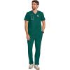 Healing Hands Mens Scrub Top V-Neck with 1 Pocket & 360° Stretch Fabric HH758(Hunter)