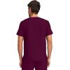 Healing Hands Mens Scrub Top V-Neck with 1 Pocket & 360° Stretch Fabric HH758(Wine)