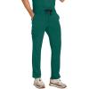 Healing Hands Men’s Scrubs Zip Fly Drawstring Scrub Pant with 4 Pockets HH154(Hunter)
