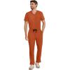 Healing Hands Men’s Scrubs Zip Fly Drawstring Scrub Pant with 4 Pockets HH154(Warm Sunrise)