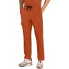 Healing Hands Men’s Scrubs Zip Fly Drawstring Scrub Pant with 4 Pockets HH154(Warm Sunrise)