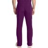 Healing Hands Men’s Scrubs Zip Fly Drawstring Scrub Pant with 4 Pockets HH154(Wine)