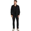 Healing Hands Scrub Jacket for Men Zip Front Utility Jacket with 4 Pockets HH361(Black)