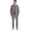 Healing Hands Scrub Jacket for Men Zip Front Utility Jacket with 4 Pockets HH361(Heather Ash)