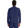 Healing Hands Scrub Jacket for Men Zip Front Utility Jacket with 4 Pockets HH361(Navy)