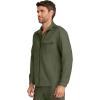 Healing Hands Scrub Jacket for Men Zip Front Utility Jacket with 4 Pockets HH361(Olive)