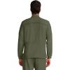 Healing Hands Scrub Jacket for Men Zip Front Utility Jacket with 4 Pockets HH361(Olive)