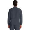 Healing Hands Scrub Jacket for Men Zip Front Utility Jacket with 4 Pockets HH361(Pewter)