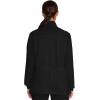 Healing Hands Scrub Jackets for Woman Zip-Front Utility Jacket with 4 Pockets HH360(Black)
