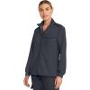 Healing Hands Scrub Jackets for Woman Zip-Front Utility Jacket with 4 Pockets HH360(Pewter)