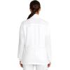 Healing Hands Scrub Jackets for Woman Zip-Front Utility Jacket with 4 Pockets HH360(White Gardenia)