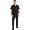 Healing Hands Scrub Pants for Men Daniel Utility Bottoms with 6 Pockets, 2-Way Stretch and Durable Fabric 9300(Black)