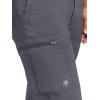 Healing Hands Scrub Pants for Men Daniel Utility Bottoms with 6 Pockets, 2-Way Stretch and Durable Fabric 9300(Pewter)