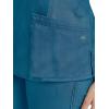 Healing Hands Scrub Top for Women with 3 Pockets and Easy Care, 2-Way Stretch Fabric 2278(Caribbean)