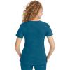 Healing Hands Scrub Top for Women with 3 Pockets and Easy Care, 2-Way Stretch Fabric 2278(Caribbean)