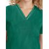 Healing Hands Scrub Top for Women with 3 Pockets and Easy Care, 2-Way Stretch Fabric 2278(Hunter)