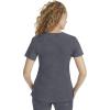 Healing Hands Scrub Top for Women with 3 Pockets and Easy Care, 2-Way Stretch Fabric 2278(Pewter)