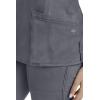 Healing Hands Scrub Top for Women with 3 Pockets and Easy Care, 2-Way Stretch Fabric 2278(Pewter)
