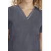 Healing Hands Scrub Top for Women with 3 Pockets and Easy Care, 2-Way Stretch Fabric 2278(Pewter)