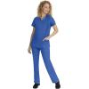 Healing Hands Scrub Top for Women with 3 Pockets and Easy Care, 2-Way Stretch Fabric 2278(Royal)