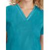 Healing Hands Scrub Top for Women with 3 Pockets and Easy Care, 2-Way Stretch Fabric 2278(Teal)