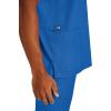 Healing Hands Scrubs for Men Modern Fit, Scrub Top Jake with 3 Patch Pockets, Side Vents and Stretchy Fabric 2331(Royal)