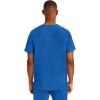 Healing Hands Scrubs for Men Modern Fit, Scrub Top Jake with 3 Patch Pockets, Side Vents and Stretchy Fabric 2331(Royal)