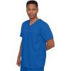 Healing Hands Scrubs for Men Top Blue Label One Pocket Men’s Scrub Top Lightweight Fabric 2223 James(Royal)