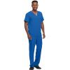 Healing Hands Scrubs for Men Top Blue Label One Pocket Men’s Scrub Top Lightweight Fabric 2223 James(Royal)