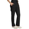 Healing Hands Scrubs for Women Medical Pant Drawstring Straight Leg Bottoms HH153(Black)