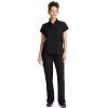 Healing Hands Scrubs for Women Scrub Top with Zip Stand Collar 360° Stretch HH752(Black)