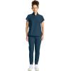Healing Hands Scrubs for Women Scrub Top with Zip Stand Collar 360° Stretch HH752(Caribbean Blue)