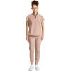 Healing Hands Scrubs for Women Scrub Top with Zip Stand Collar 360° Stretch HH752(Desert Taupe)