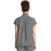 Healing Hands Scrubs for Women Scrub Top with Zip Stand Collar 360° Stretch HH752(Heather Ash)