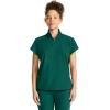 Healing Hands Scrubs for Women Scrub Top with Zip Stand Collar 360° Stretch HH752(Hunter)