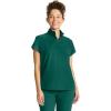 Healing Hands Scrubs for Women Scrub Top with Zip Stand Collar 360° Stretch HH752(Hunter)