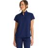 Healing Hands Scrubs for Women Scrub Top with Zip Stand Collar 360° Stretch HH752(Navy)