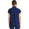 Healing Hands Scrubs for Women Scrub Top with Zip Stand Collar 360° Stretch HH752(Navy)