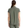 Healing Hands Scrubs for Women Scrub Top with Zip Stand Collar 360° Stretch HH752(Olive)