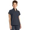 Healing Hands Scrubs for Women Scrub Top with Zip Stand Collar 360° Stretch HH752(Pewter)