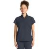 Healing Hands Scrubs for Women Scrub Top with Zip Stand Collar 360° Stretch HH752(Pewter)