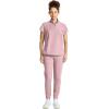 Healing Hands Scrubs for Women Scrub Top with Zip Stand Collar 360° Stretch HH752(Pink Pearl)
