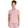 Healing Hands Scrubs for Women Scrub Top with Zip Stand Collar 360° Stretch HH752(Pink Pearl)