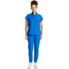 Healing Hands Scrubs for Women Scrub Top with Zip Stand Collar 360° Stretch HH752(Royal)