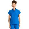 Healing Hands Scrubs for Women Scrub Top with Zip Stand Collar 360° Stretch HH752(Royal)