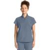 Healing Hands Scrubs for Women Scrub Top with Zip Stand Collar 360° Stretch HH752(Twilight Blue)